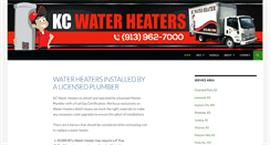 Desktop Screenshot of kcwaterheater.com